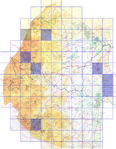 distribution map