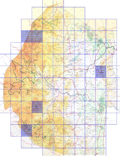 distribution map