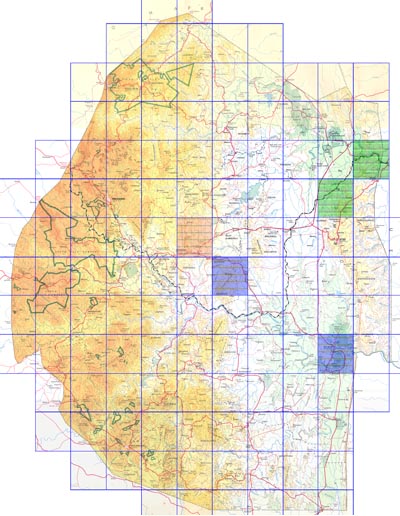 distribution map