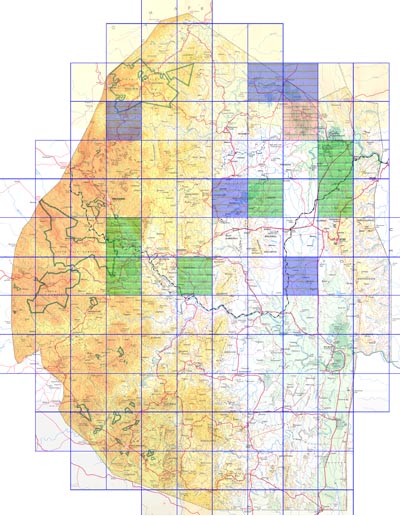 distribution map