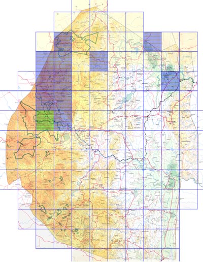 distribution map