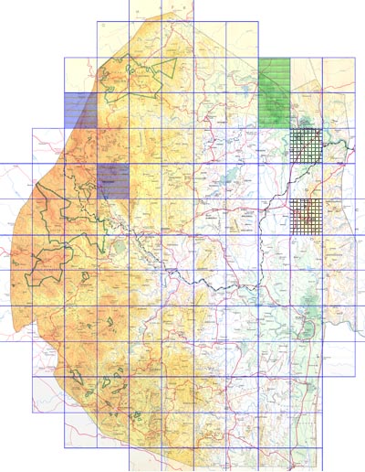 distribution map