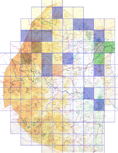 distribution map