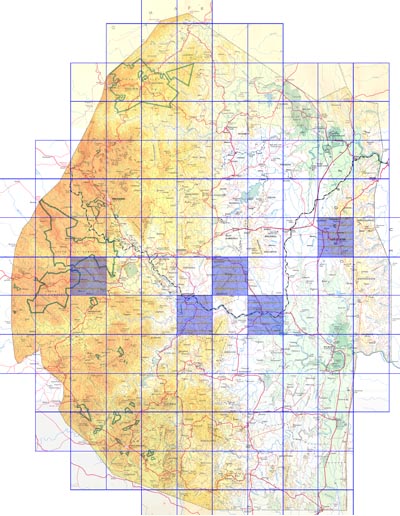 distribution map