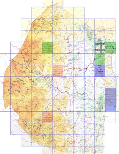 distribution map