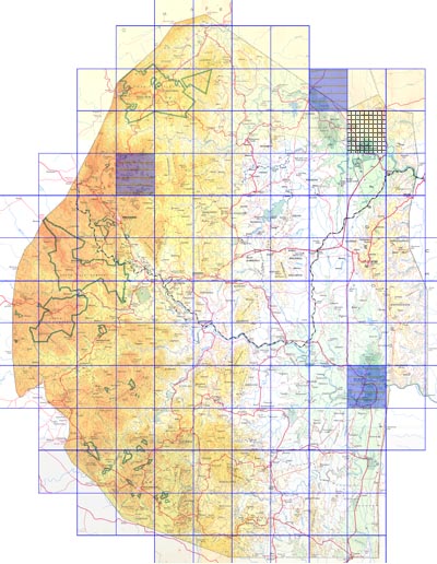 distribution map