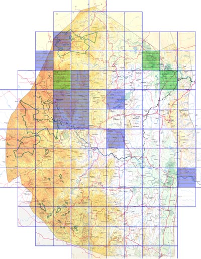 distribution map