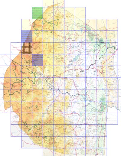 distribution map