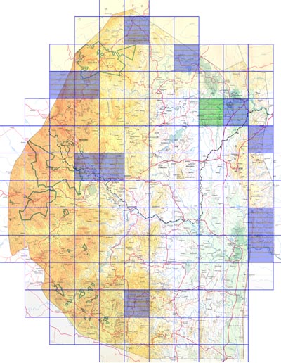 distribution map