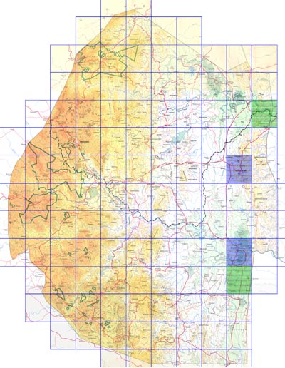 distribution map