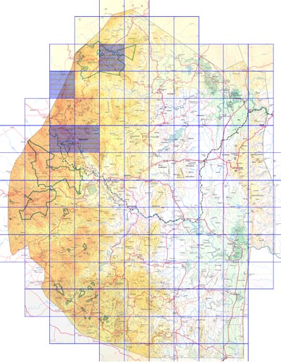 distribution map