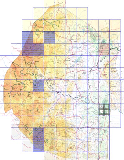 distribution map