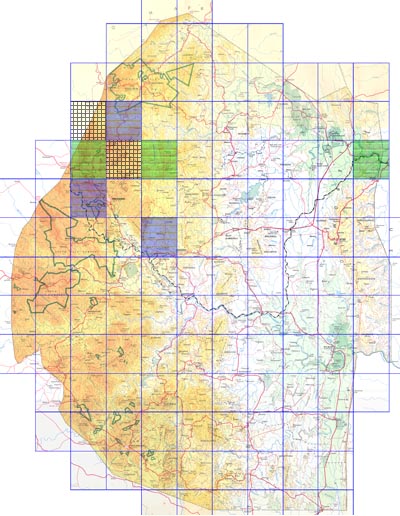 distribution map