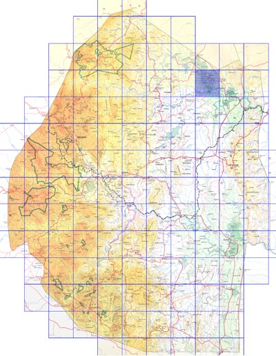 distribution map