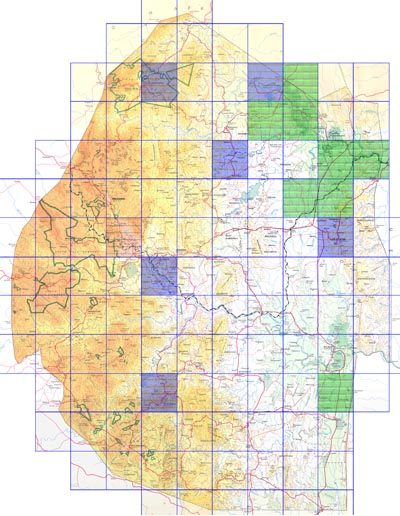 distribution map