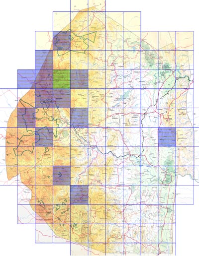 distribution map