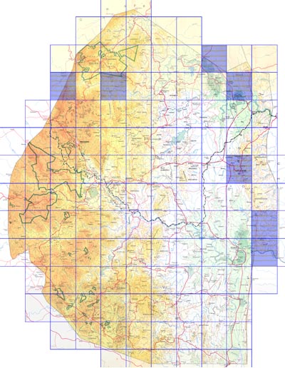 distribution map