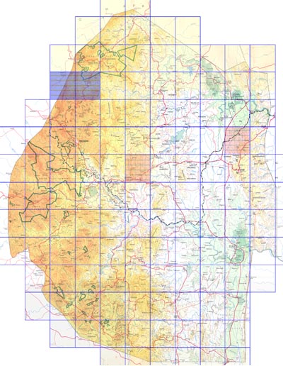 distribution map