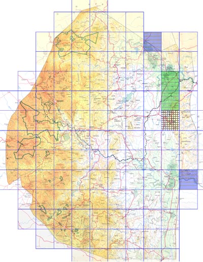 distribution map