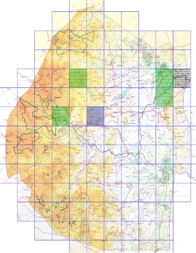 distribution map