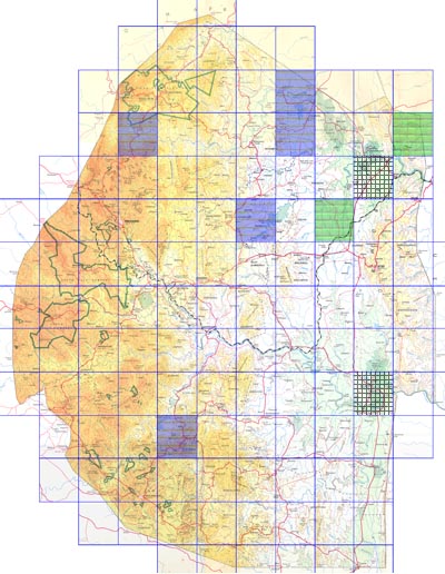 distribution map