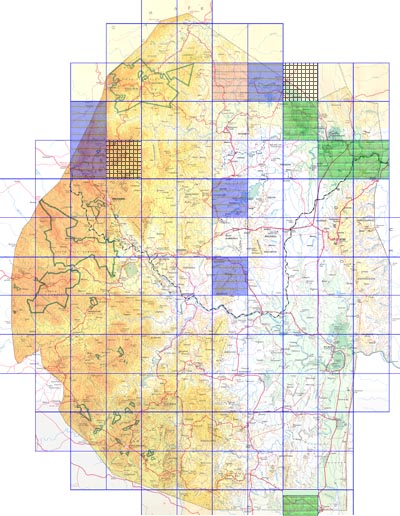 distribution map