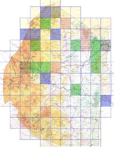 distribution map