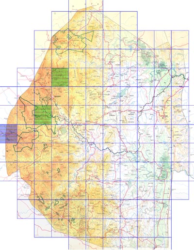 distribution map