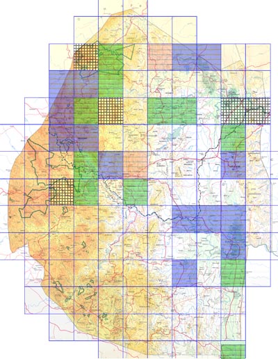 distribution map