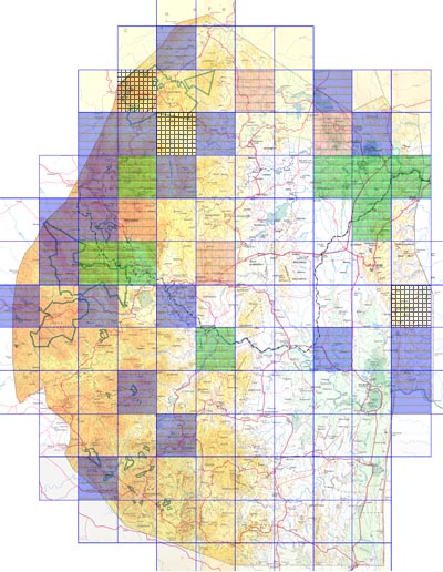 distribution map