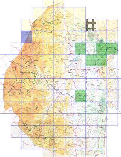 distribution map
