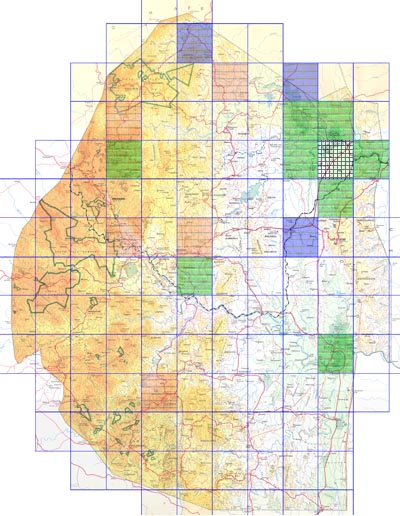 distribution map