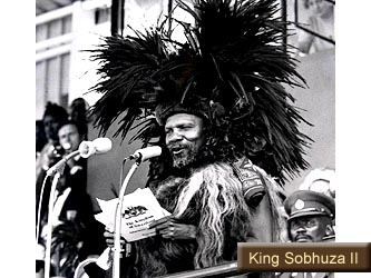 King Sobhuza II