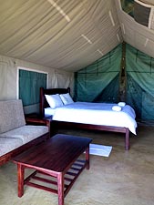 Safari tent, SARA camp